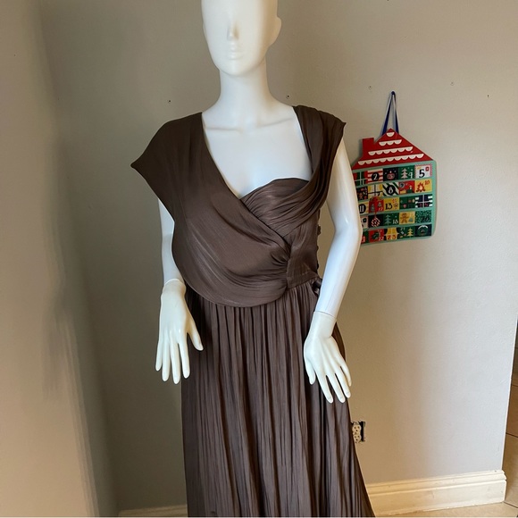 seomiscky Plus Asymmetrical Neck Floor Length Dress size 2xl for size 14-16 - Picture 4 of 9